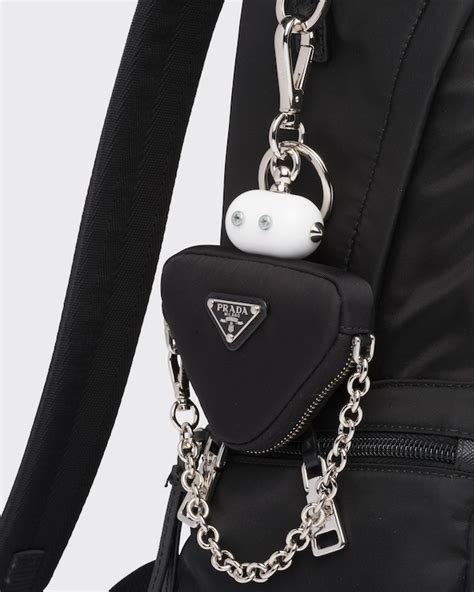 prada nylon keychains.